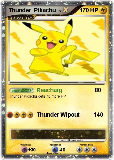 Pokemon Thunder  Pikachu