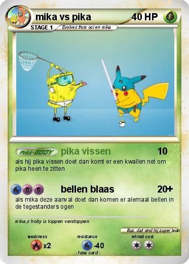 Pokemon mika vs pika