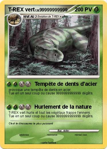 Pokemon T-REX vert