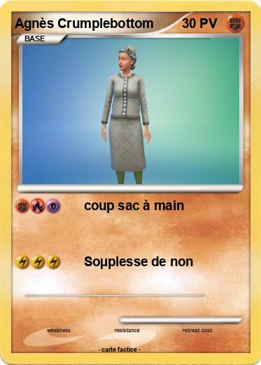 Pokemon Agnès Crumplebottom
