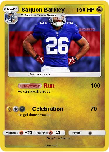 Pokemon Saquon Barkley