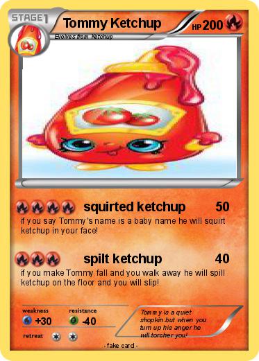Pokemon Tommy Ketchup