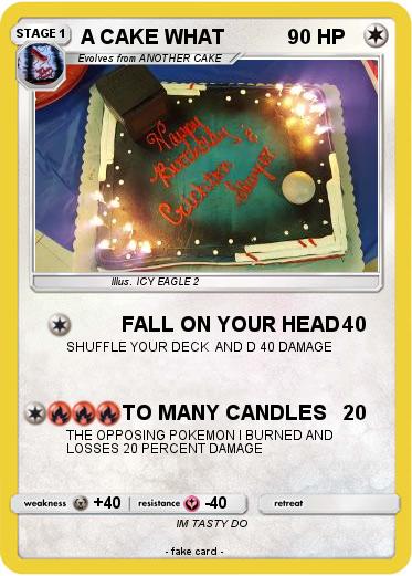 Pokemon A CAKE WHAT