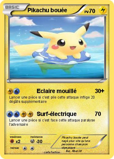 Pokemon Pikachu bouée