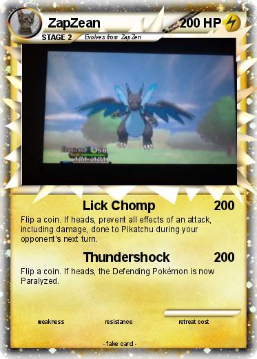 Pokemon ZapZean