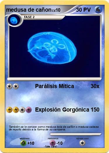 Pokemon medusa de cañon