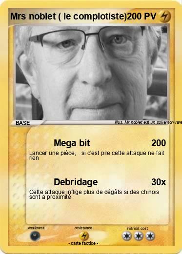 Pokemon Mrs noblet ( le complotiste)