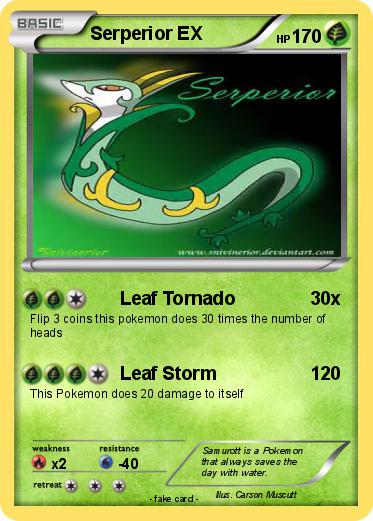 Pokemon Serperior EX