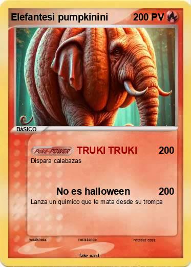 Pokemon Elefantesi pumpkinini