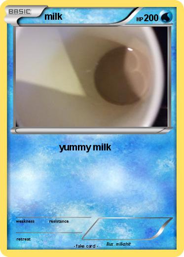 Pokemon milk