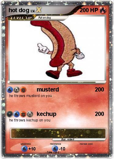 Pokemon hot dog
