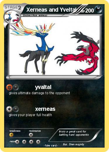 Pokemon Xerneas and Yveltal