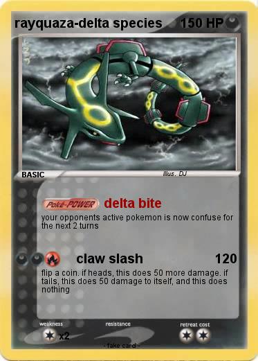 Pokemon rayquaza-delta species