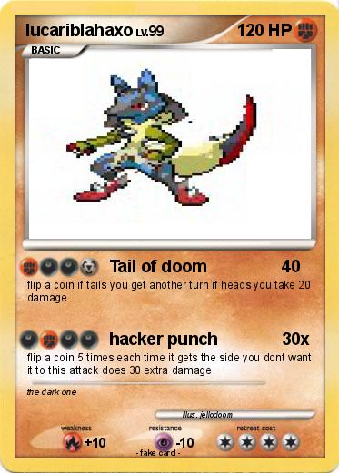 Pokemon lucariblahaxo