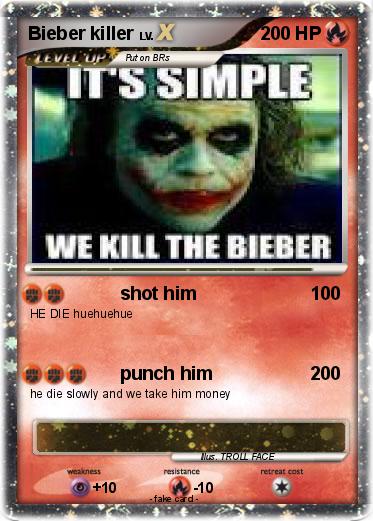 Pokemon Bieber killer