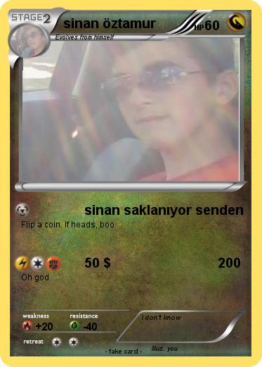 Pokemon sinan öztamur