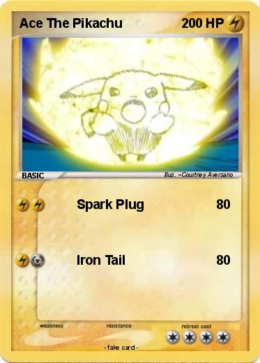 Pokemon Ace The Pikachu