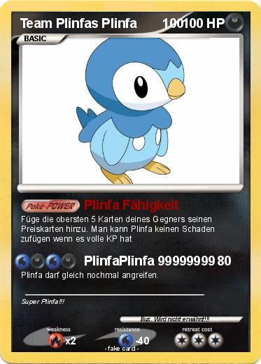 Pokemon Team Plinfas Plinfa       100