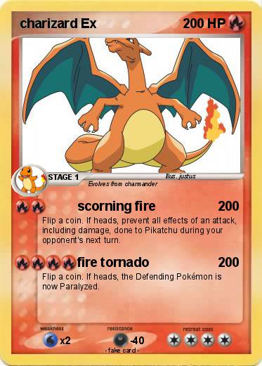Pokemon charizard Ex