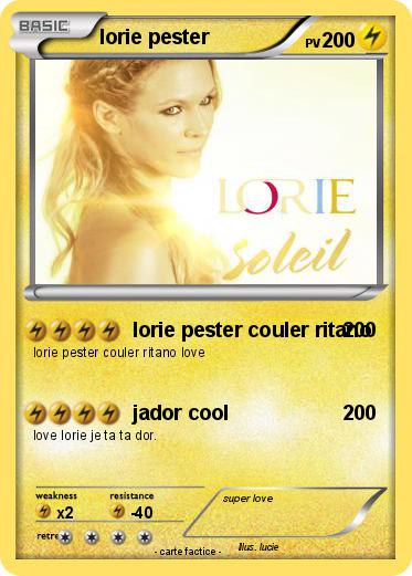 Pokemon lorie pester