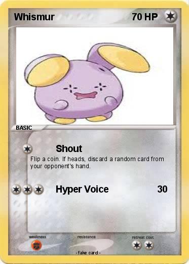 Pokemon Whismur