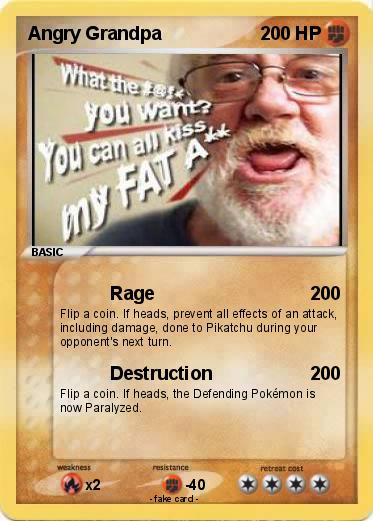 Pokemon Angry Grandpa