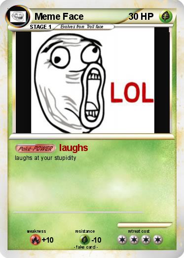 Pokemon Meme Face