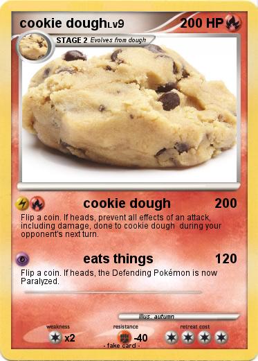 Pokemon cookie dough
