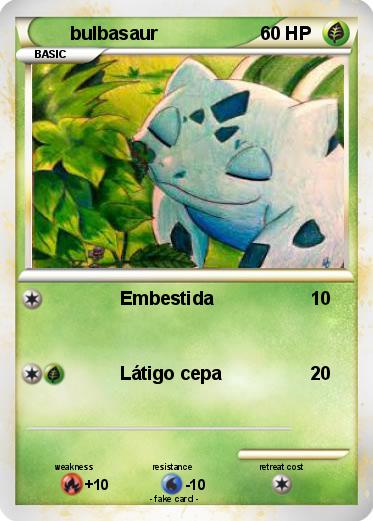 Pokemon bulbasaur