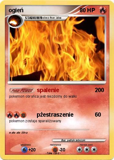 Pokemon ogień