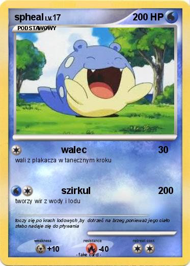 Pokemon spheal