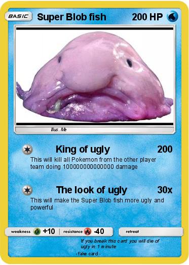 Pokemon Super Blob fish