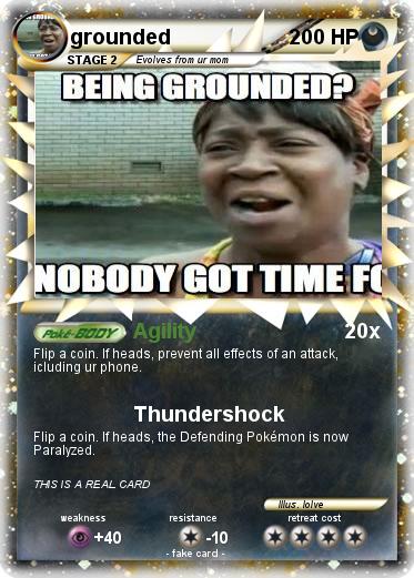 Pokemon grounded