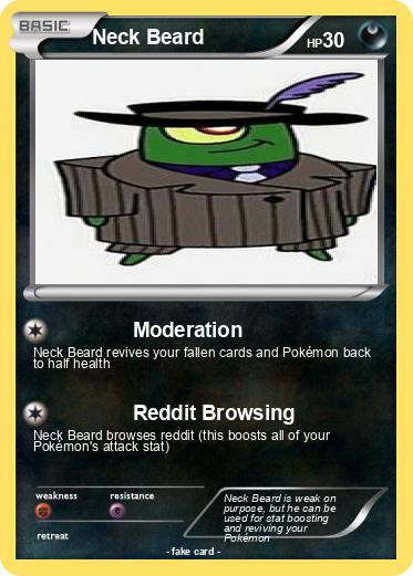 Pokemon Neck Beard