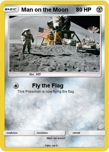 Pokemon Man on the Moon