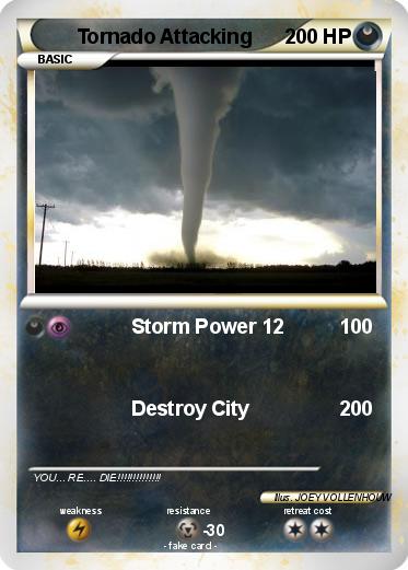 Pokemon Tornado Attacking