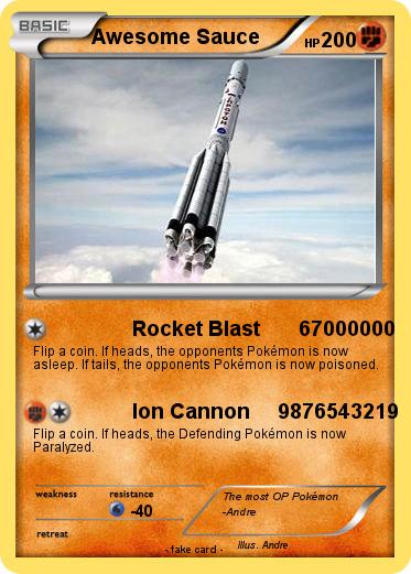 Pokemon Awesome Sauce