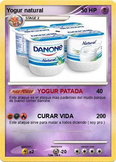 Pokemon Yogur natural