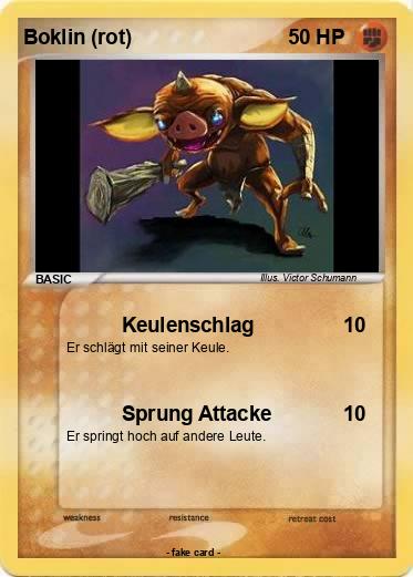 Pokemon Boklin (rot)