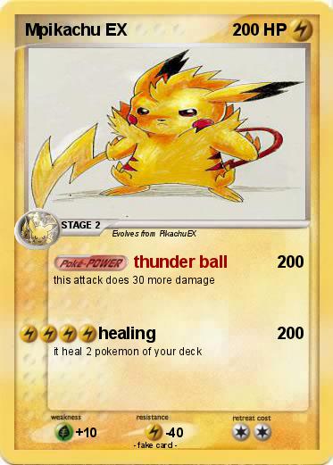 Pokemon Mpikachu EX