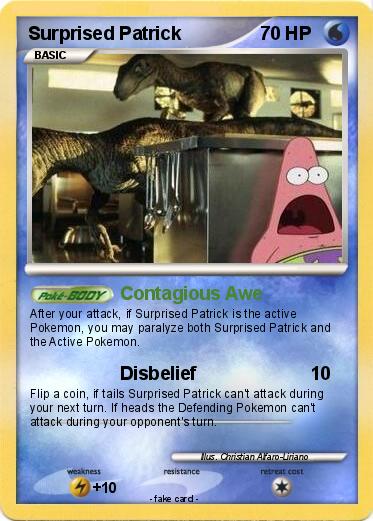 Pokemon Surprised Patrick