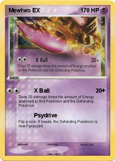 Pokemon Mewtwo EX
