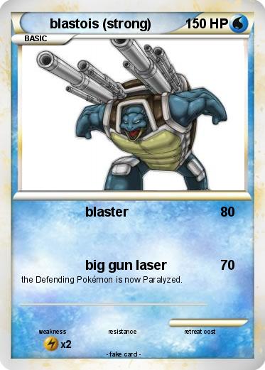 Pokemon blastois (strong)