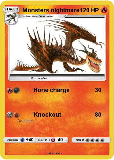 Pokemon Monsters nightmare