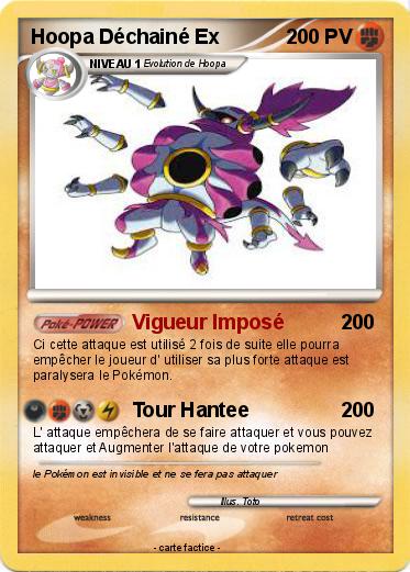 Pokemon Hoopa Déchainé Ex