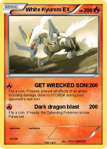 Pokemon White Kyurem EX
