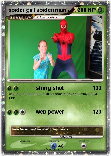 Pokemon spider girl spiderrman