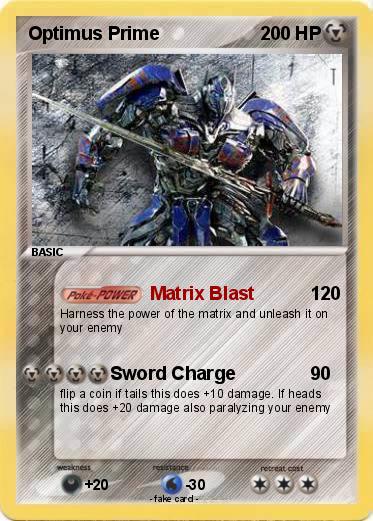 Pokemon Optimus Prime