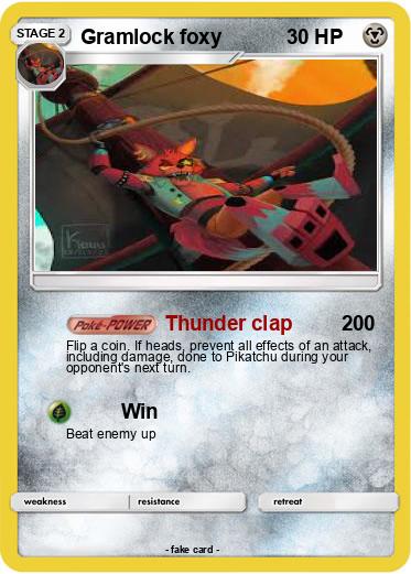 Pokemon Gramlock foxy