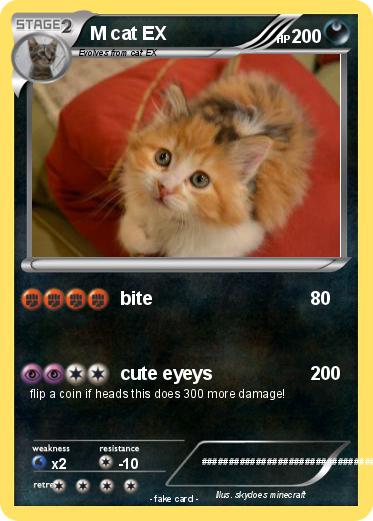 Pokemon M cat EX